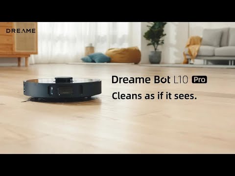Introducing the Dreame Bot L10 Pro: Cleans as if it sees.