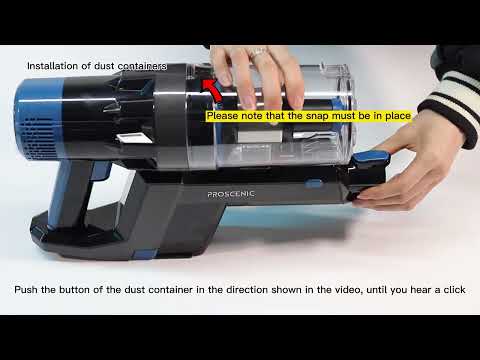 Proscenic P11 Smart Cordless Vaccum Cleaner| How To Disassemble and Maintain the Main Body