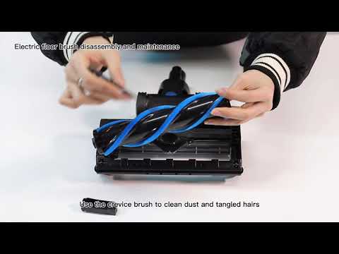 Proscenic P11 Smart Cordless Vaccum Cleaner| How To Disassemble and Maintain Electric Floor Brush