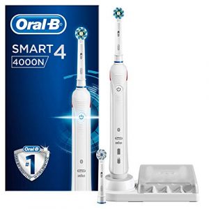 Oral-B Spazzolino Elettrico Smart 4 4000N Bianco CrossAction