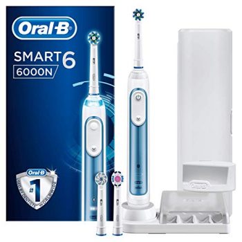 Oral-B Spazzolino Elettrico Smart 6 6000N Blu CrossAction